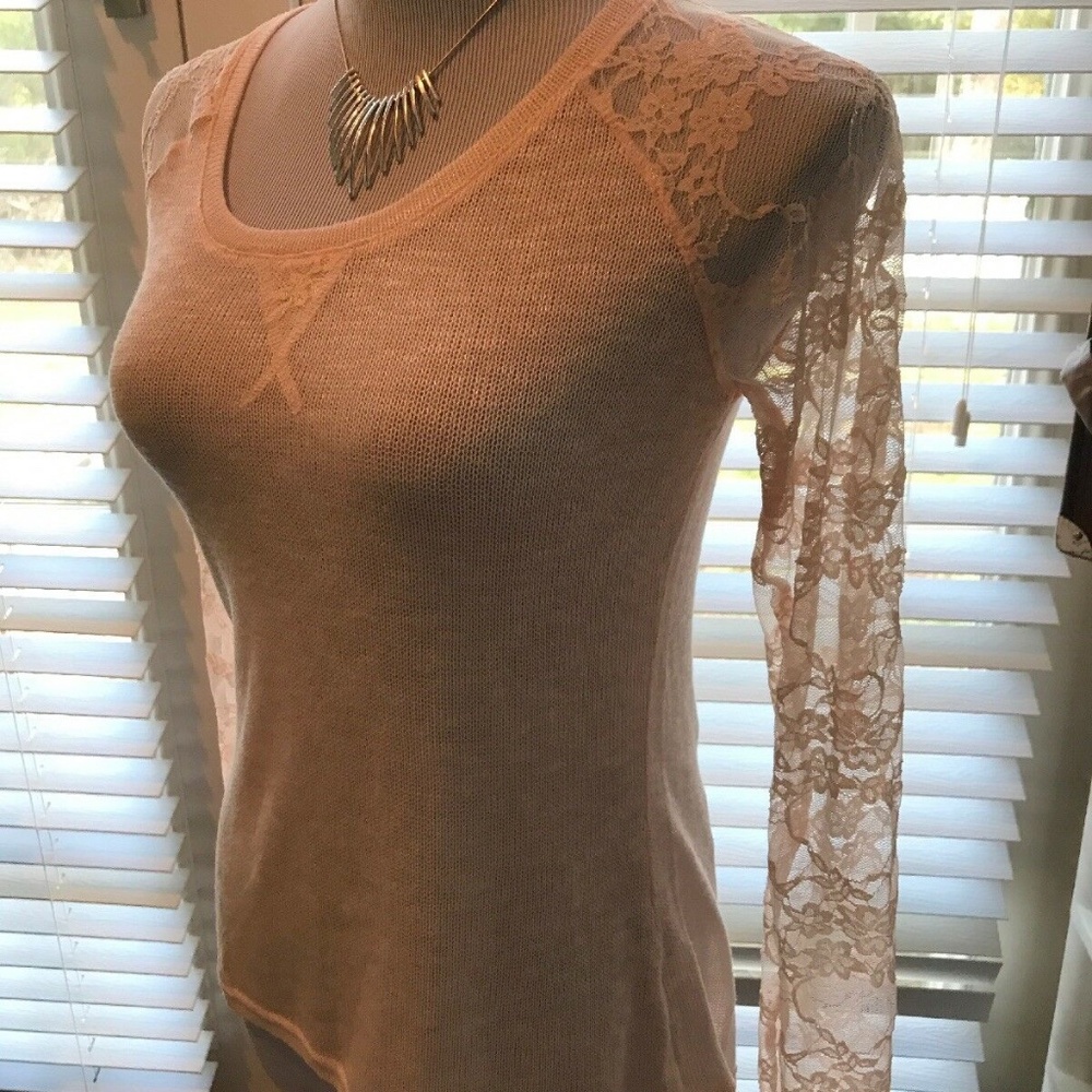 CUTE! CANDIES PINK SWEATER -Pullover- Caravan Lace